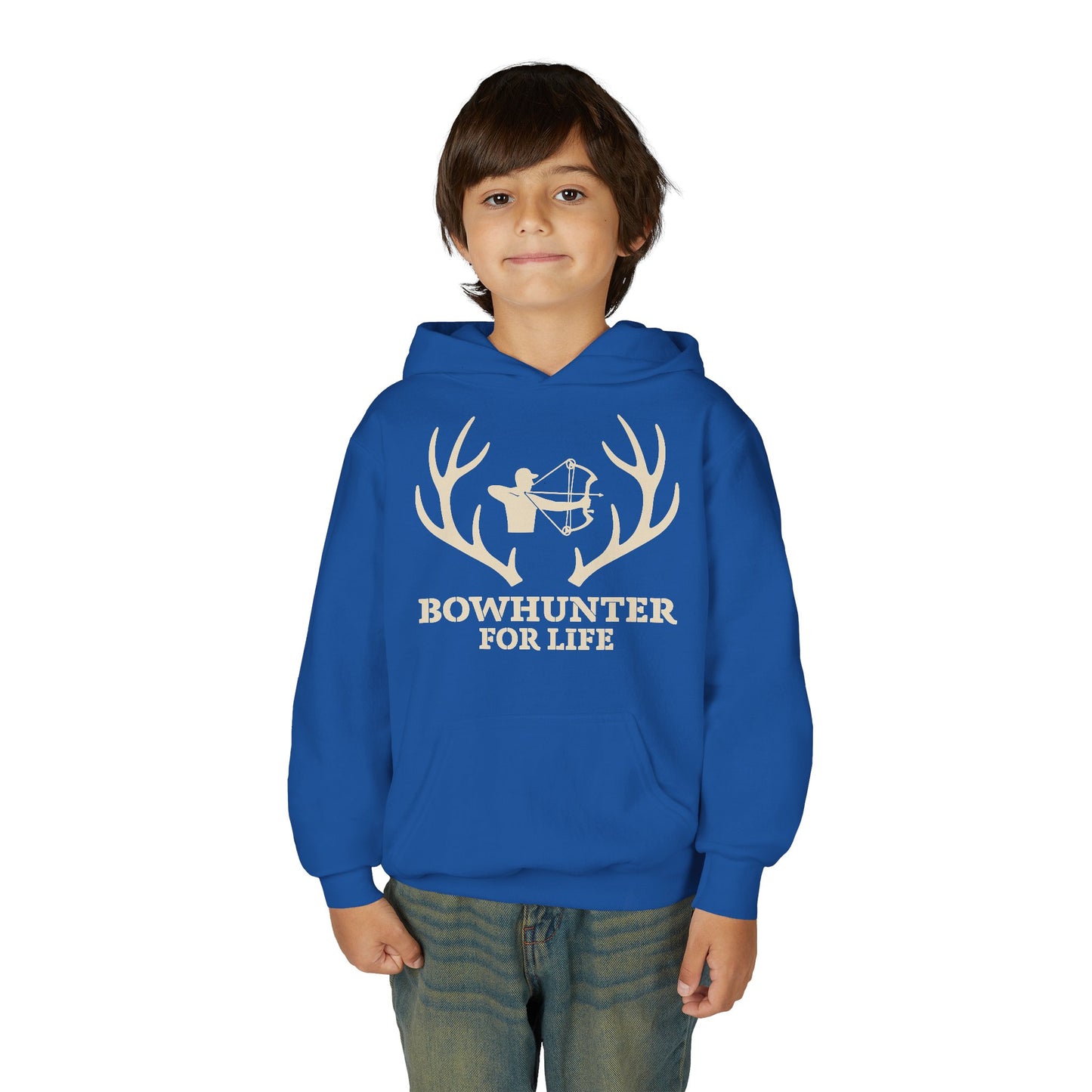 Youth Bowhunter for Life Hoodie - Perfect for Young Archers, Great for Gift Giving, Outdoor Adventures, and Hunting Trips