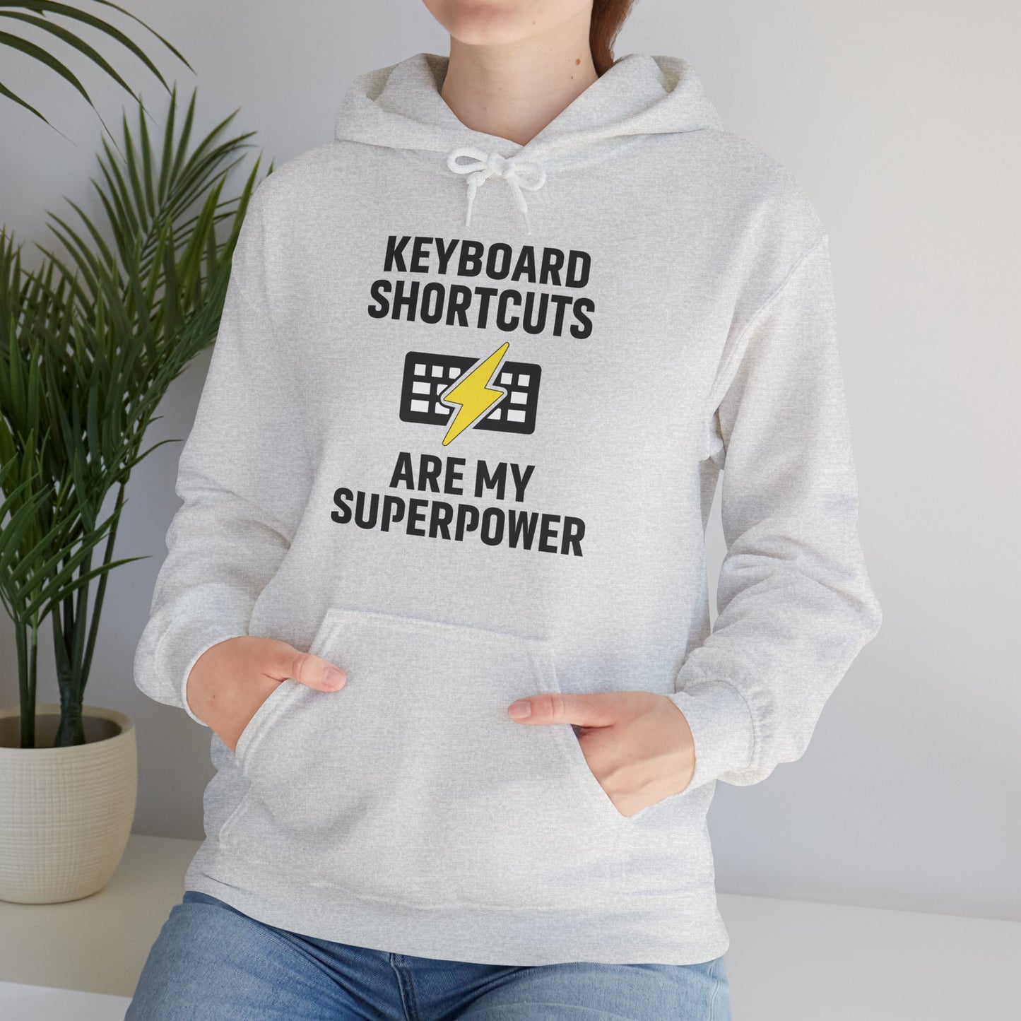 Keyboard Shortcuts Are My Superpower Hoodie - Tech Lovers, Gift for Programmers, Office Gift, Casual Wear