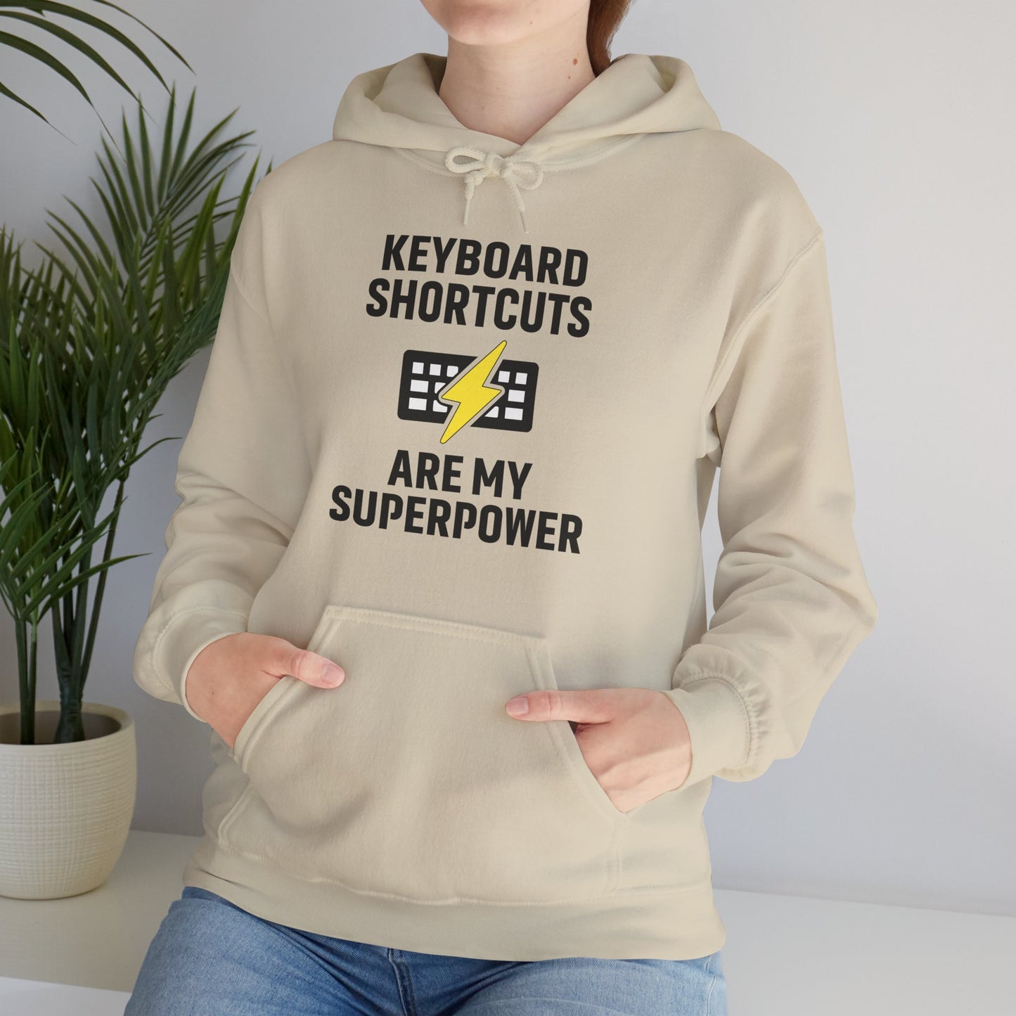 Keyboard Shortcuts Are My Superpower Hoodie - Tech Lovers, Gift for Programmers, Office Gift, Casual Wear