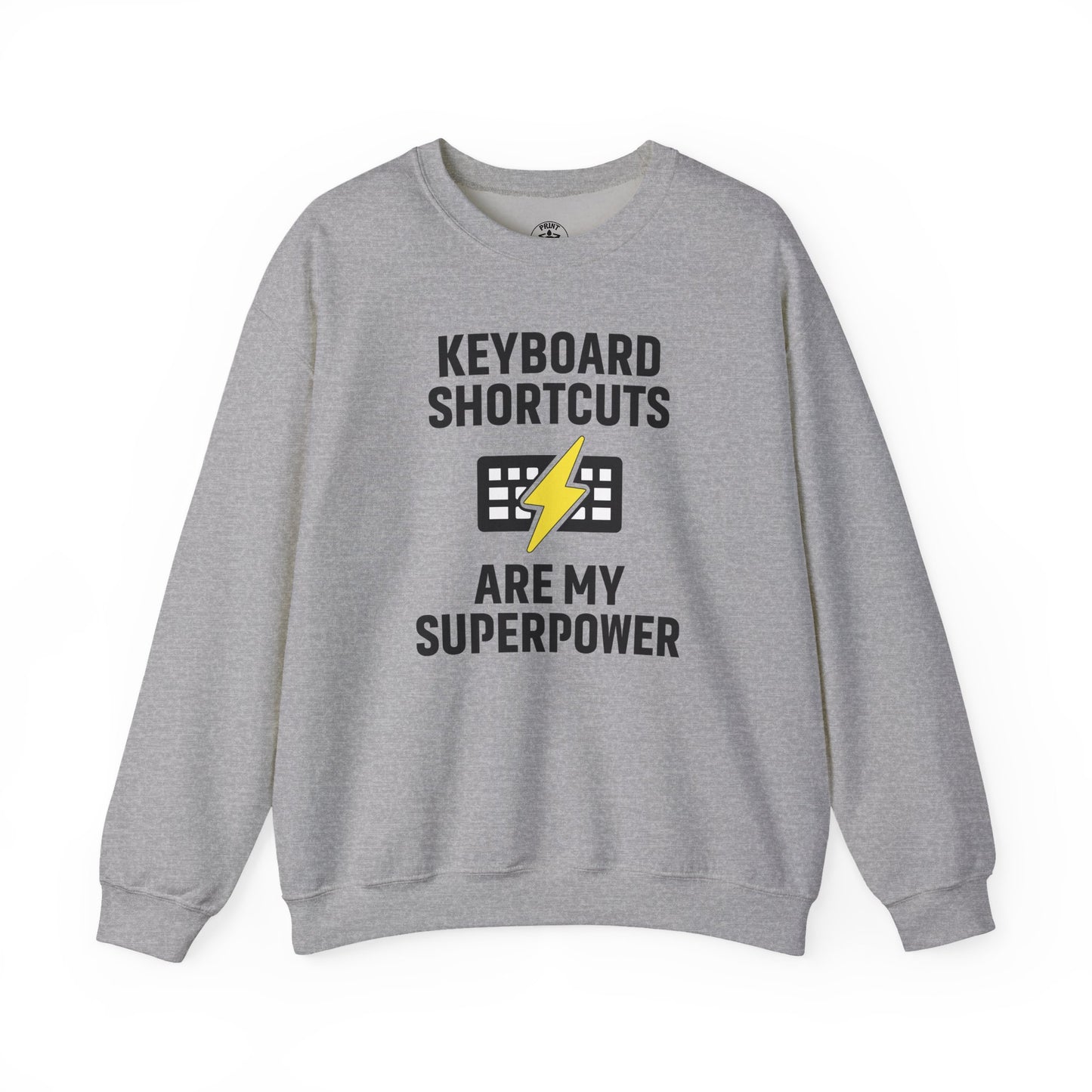 Keyboard Shortcuts Are My Superpower Sweatshirt | Crewneck, Computer Lover Gift, Tech Humor, Geeky Fashion, Office Gift