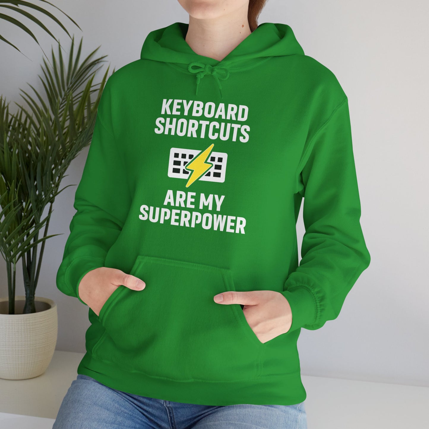 Keyboard Shortcuts Are My Superpower Hoodie | Programmer Gift, Tech Lover Apparel, Office Gift, Geek Fashion