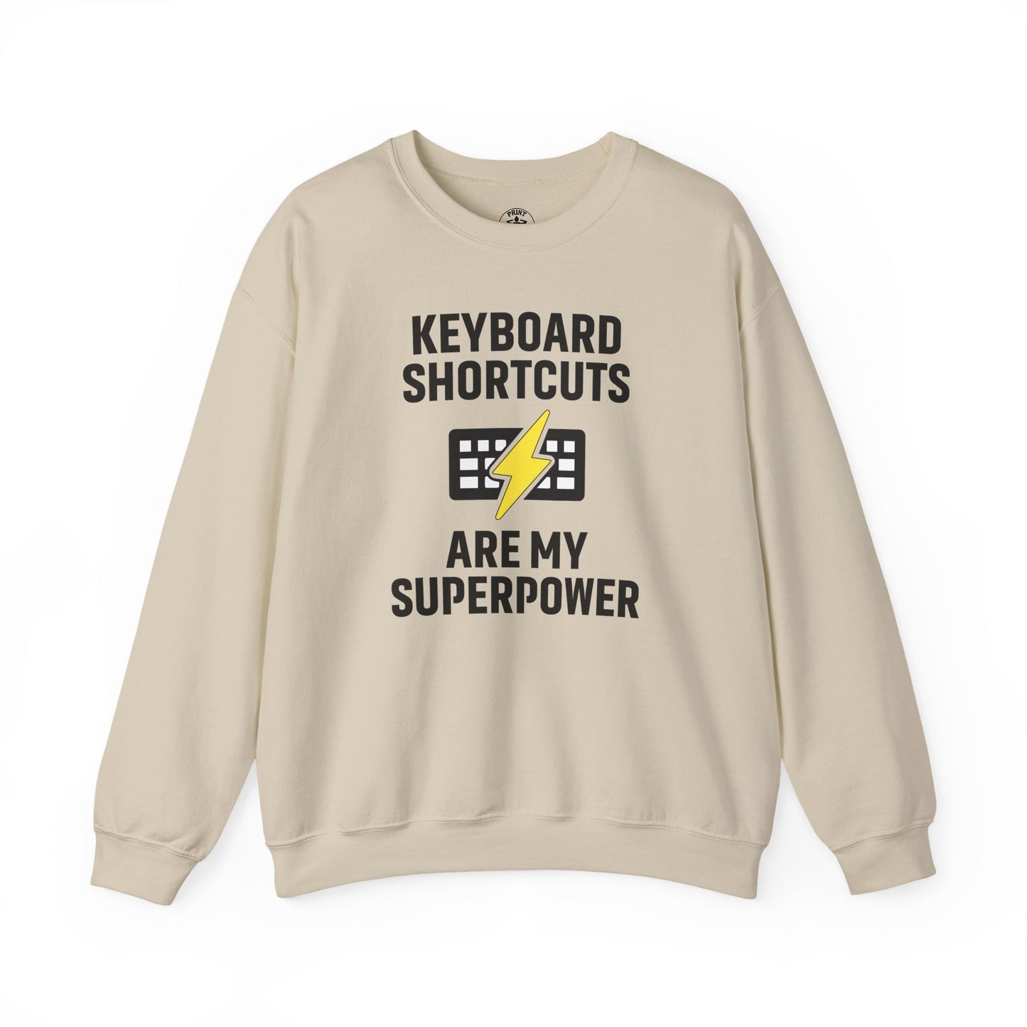 Keyboard Shortcuts Are My Superpower Sweatshirt | Crewneck, Computer Lover Gift, Tech Humor, Geeky Fashion, Office Gift
