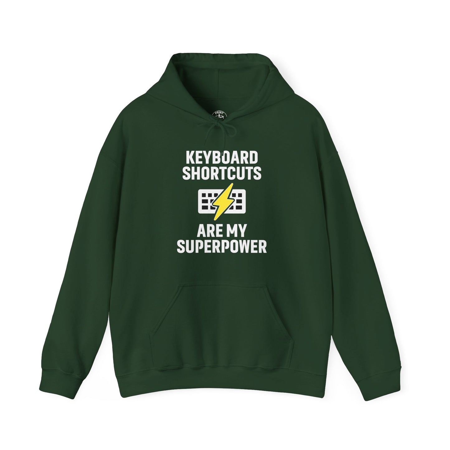 Keyboard Shortcuts Are My Superpower Hoodie | Programmer Gift, Tech Lover Apparel, Office Gift, Geek Fashion