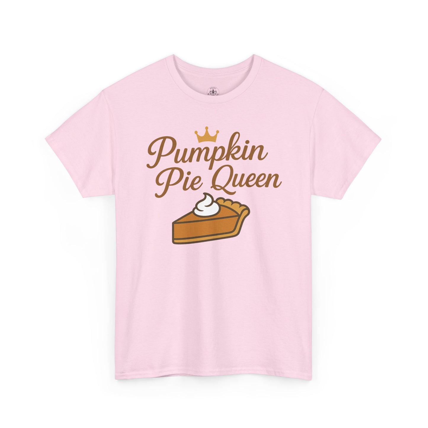 Pumpkin Pie Queen Tee, Funny T-Shirt, Thanksgiving Gift, Fall Apparel, Sweet Treat Lover Shirt, Unisex Cotton Tee