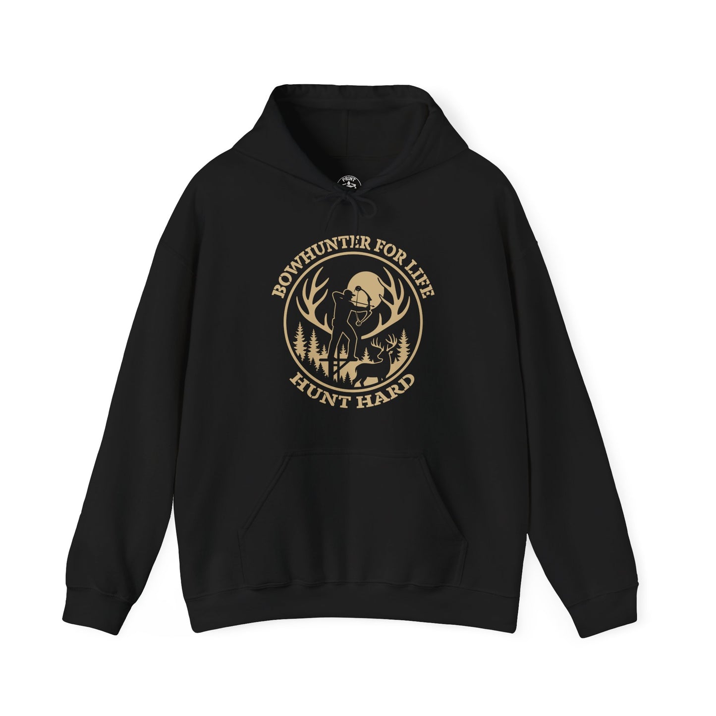 Hunt Hard Hoodie - Adventure Awaits, Perfect for Outdoor Enthusiasts, Gift for Hunters, Fall Fashion, Cozy Sweatshirt