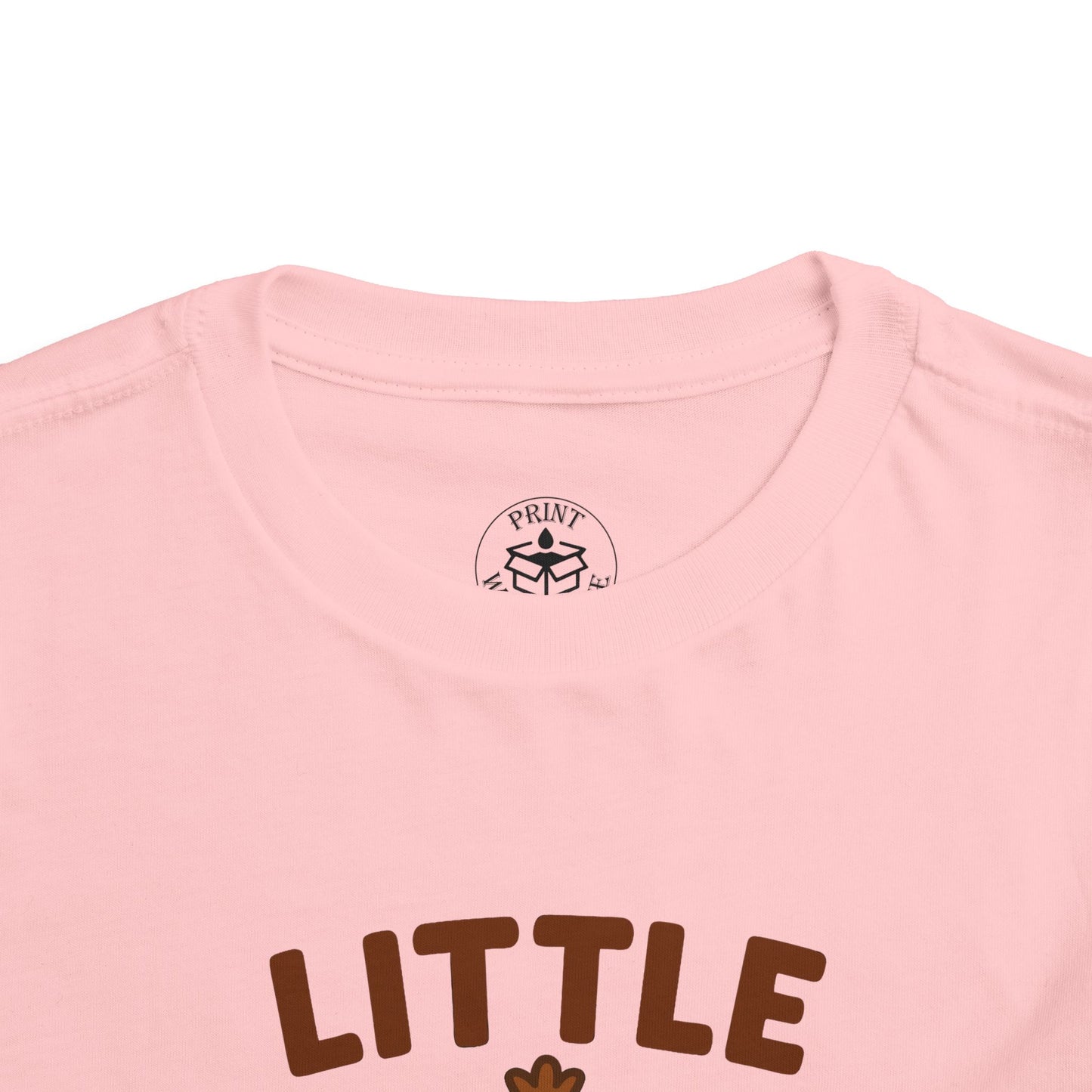 Little Gobbler Toddler Unisex T-Shirt | Thanksgiving Tee, Cute Turkey T-Shirt for Kids, Fall Family Celebration Wear