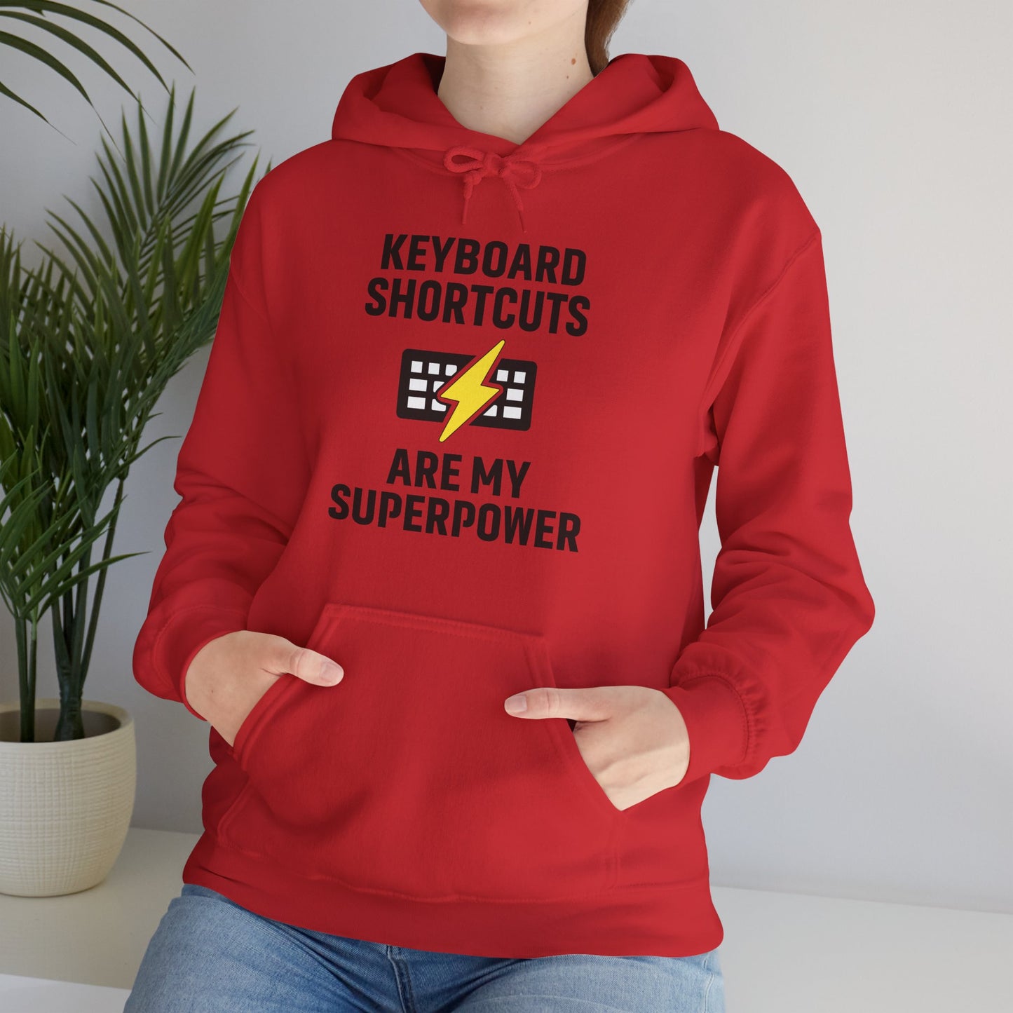 Keyboard Shortcuts Are My Superpower Hoodie - Tech Lovers, Gift for Programmers, Office Gift, Casual Wear