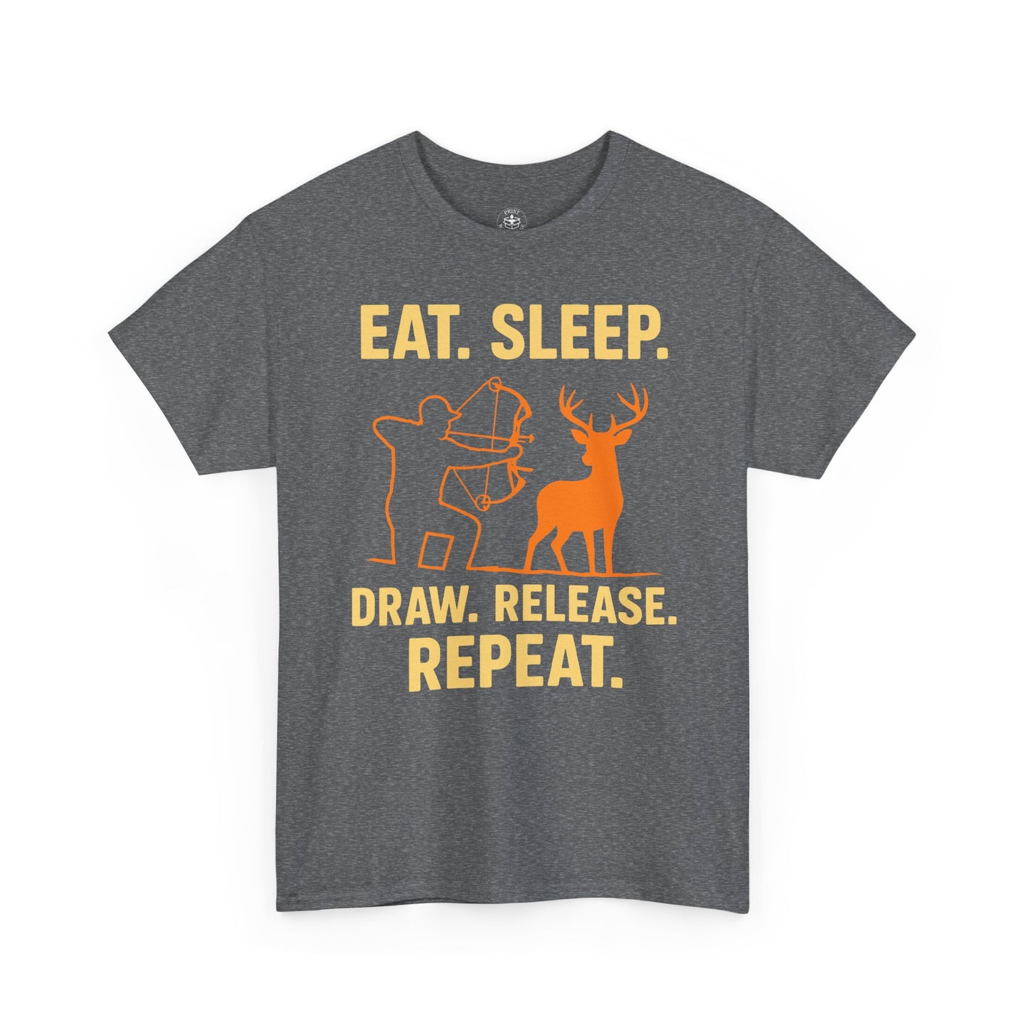 Deer Hunting Unisex Heavy Cotton Tee - Perfect for Outdoor Lovers, Gifts for Adventurers
