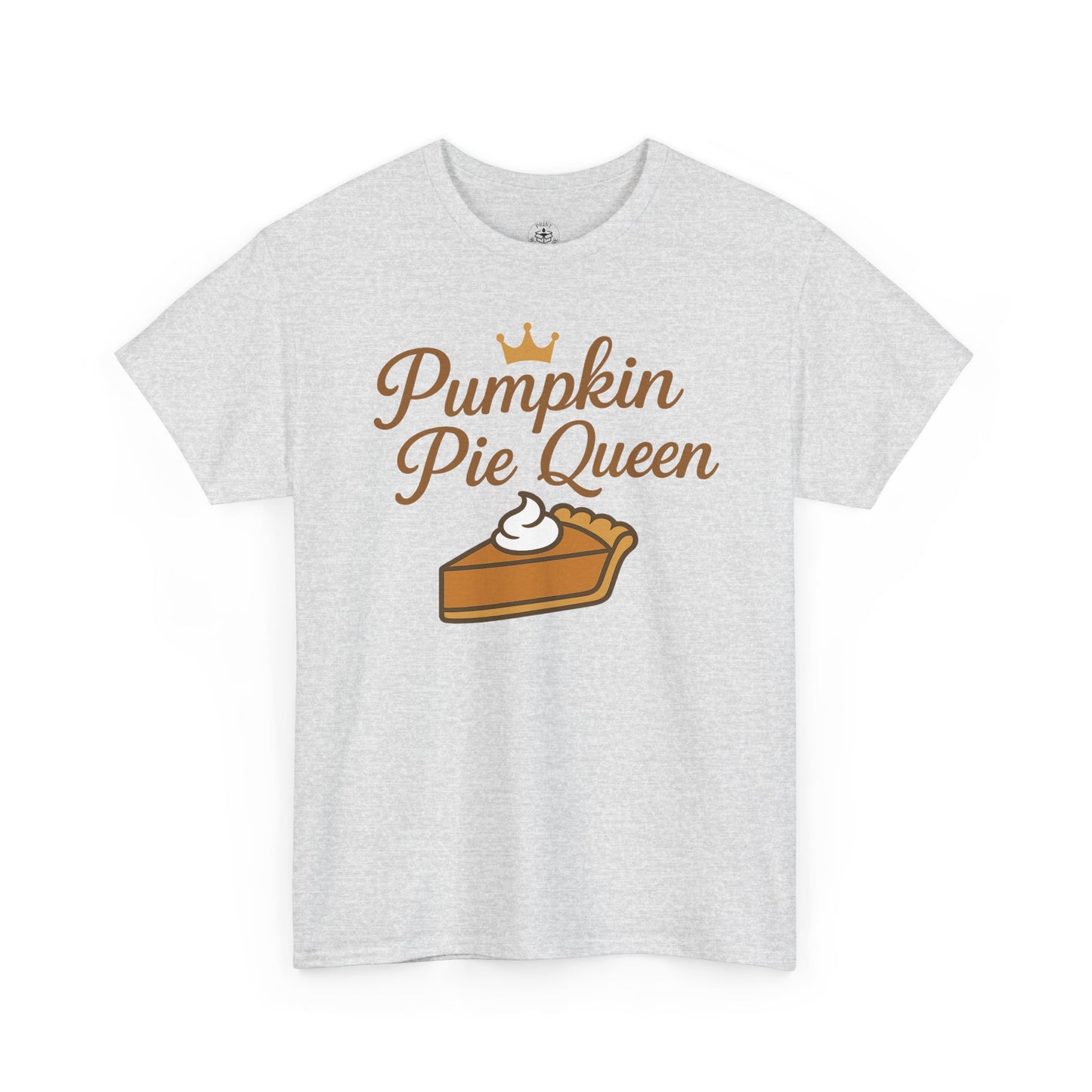 Pumpkin Pie Queen Tee, Funny T-Shirt, Thanksgiving Gift, Fall Apparel, Sweet Treat Lover Shirt, Unisex Cotton Tee