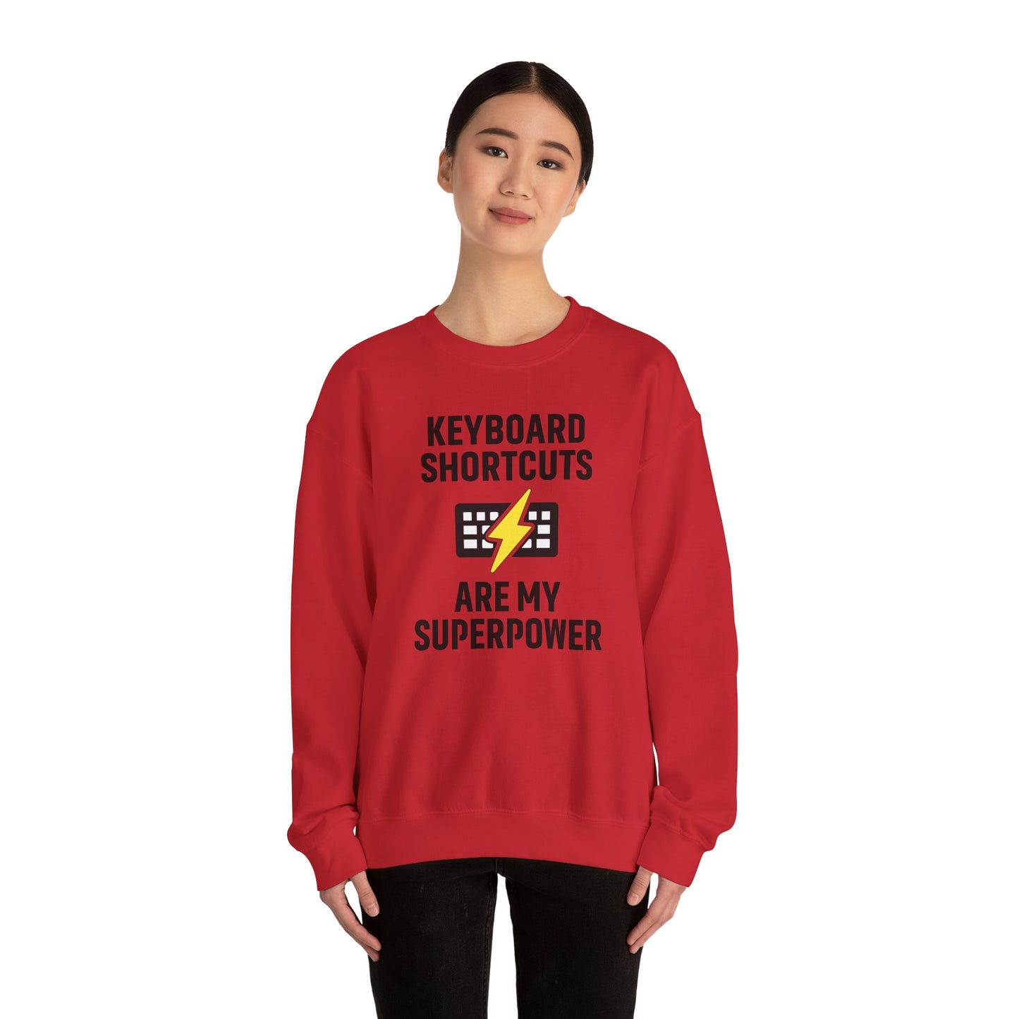Keyboard Shortcuts Are My Superpower Sweatshirt | Crewneck, Computer Lover Gift, Tech Humor, Geeky Fashion, Office Gift