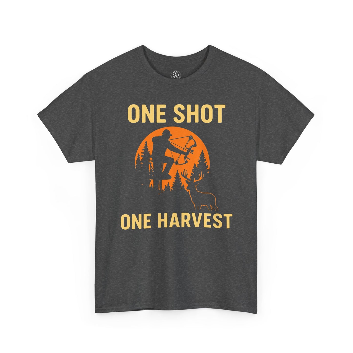 Hunting Tribute Tee, Outdoor Lifestyle Shirt, Gift for Hunters, Fall Harvest Apparel, One Shot One Harvest Design