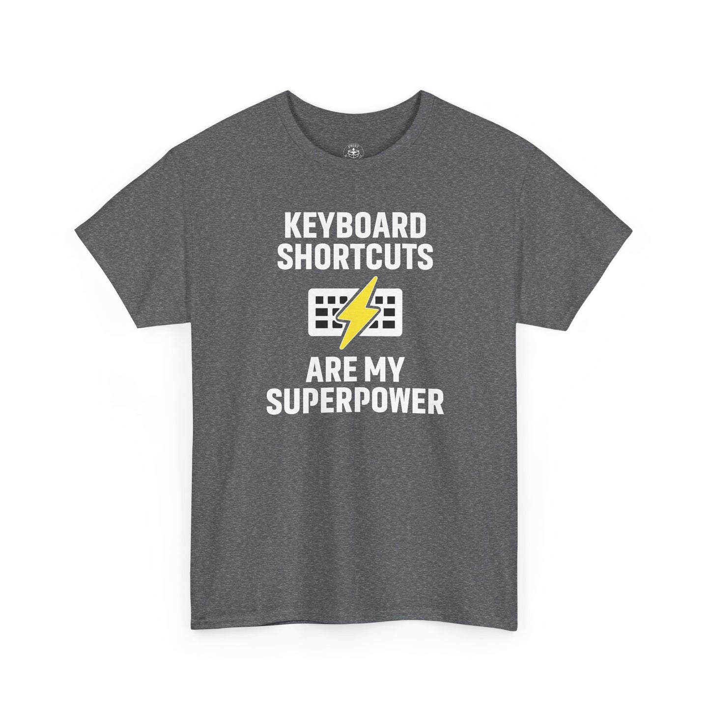 Keyboard Shortcuts Are My Superpower Tee | Unisex T-Shirt, Programmer Gift, Tech Humor Shirt, Geeky Apparel, Office Gift, Funny Tee