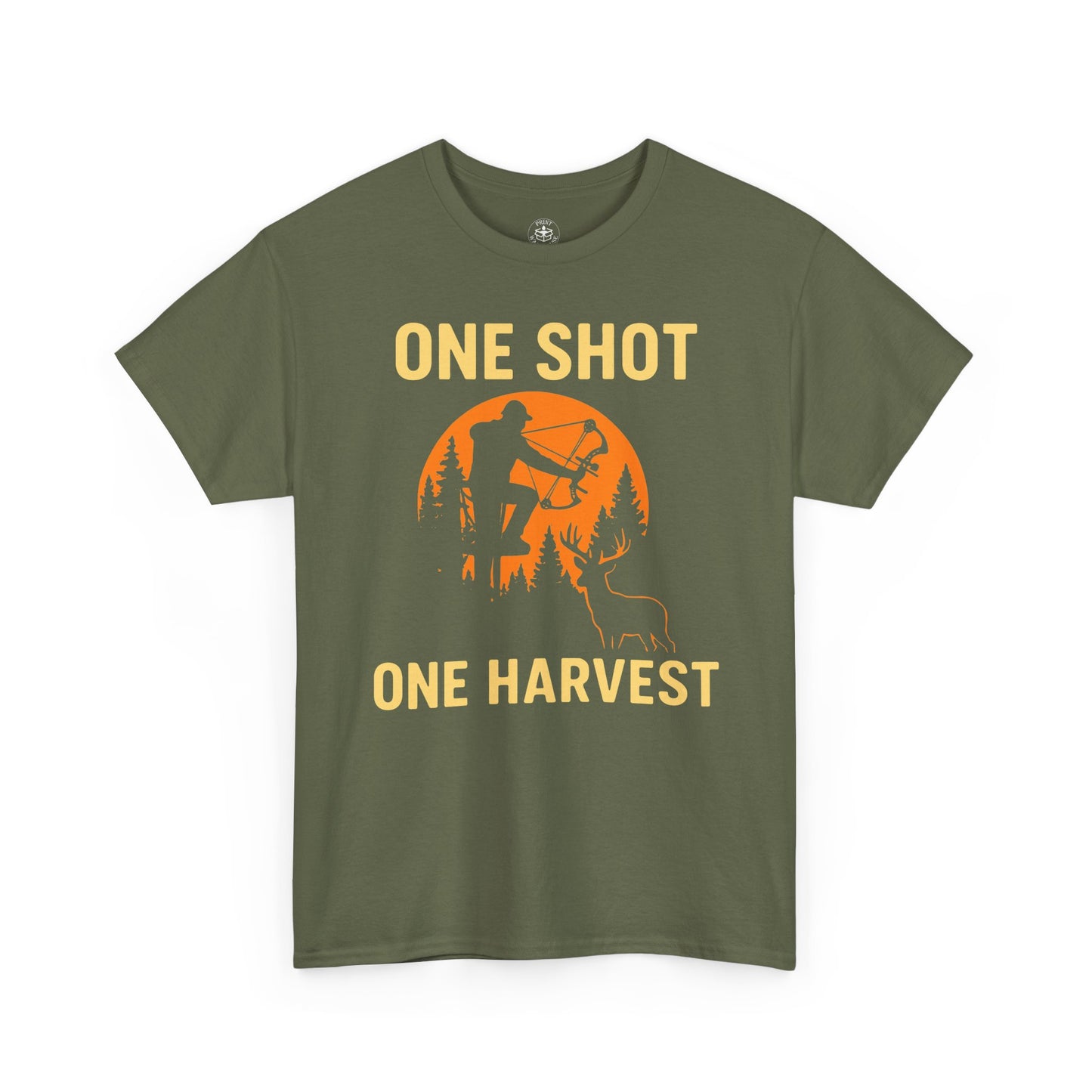 Hunting Tribute Tee, Outdoor Lifestyle Shirt, Gift for Hunters, Fall Harvest Apparel, One Shot One Harvest Design