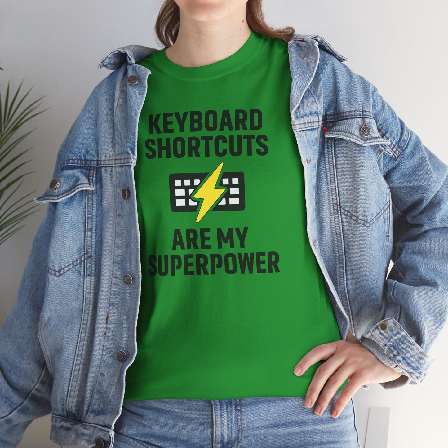 Keyboard Shortcuts Are My Superpower Tee | Gift for Tech Lovers, Cool Office Shirt, Funny Programmer or Office Gift