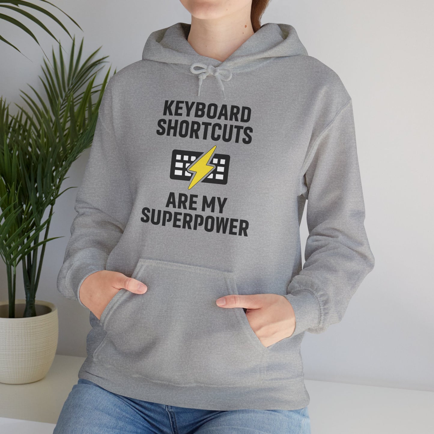 Keyboard Shortcuts Are My Superpower Hoodie - Tech Lovers, Gift for Programmers, Office Gift, Casual Wear