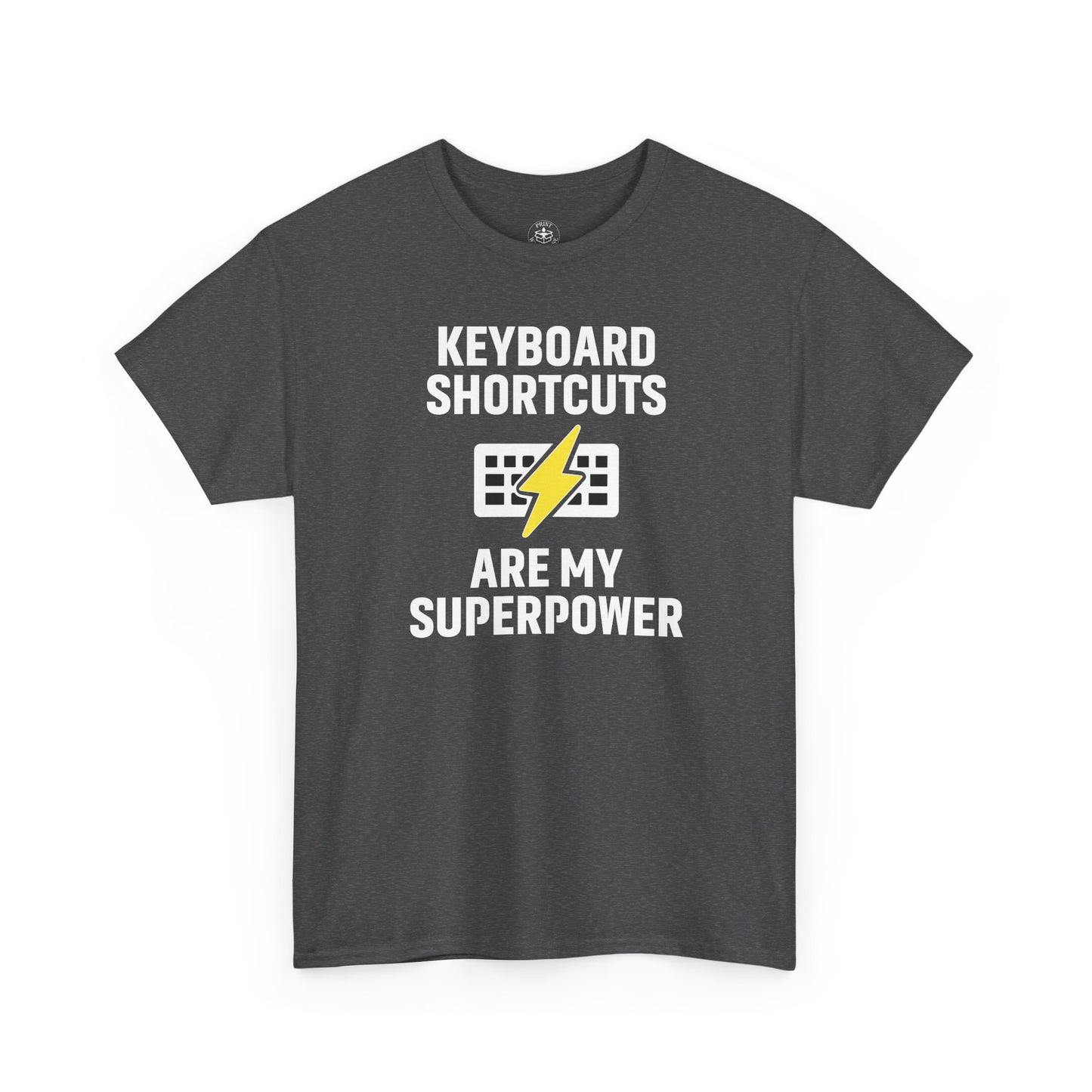 Keyboard Shortcuts Are My Superpower Tee | Unisex T-Shirt, Programmer Gift, Tech Humor Shirt, Geeky Apparel, Office Gift, Funny Tee