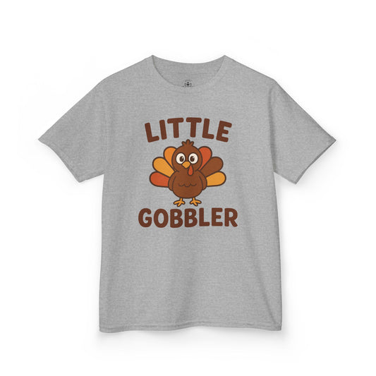 Thanksgiving Kids Tee, Little Gobbler Shirt, Fall Family Fun Tee, Holiday Gift for Kids, Cute Thanksgiving Apparel, Kids Thanksgiving Outfit