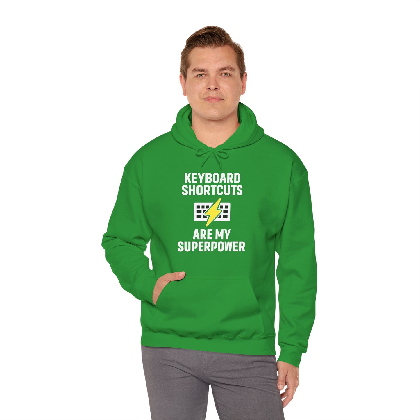 Keyboard Shortcuts Are My Superpower Hoodie | Programmer Gift, Tech Lover Apparel, Office Gift, Geek Fashion