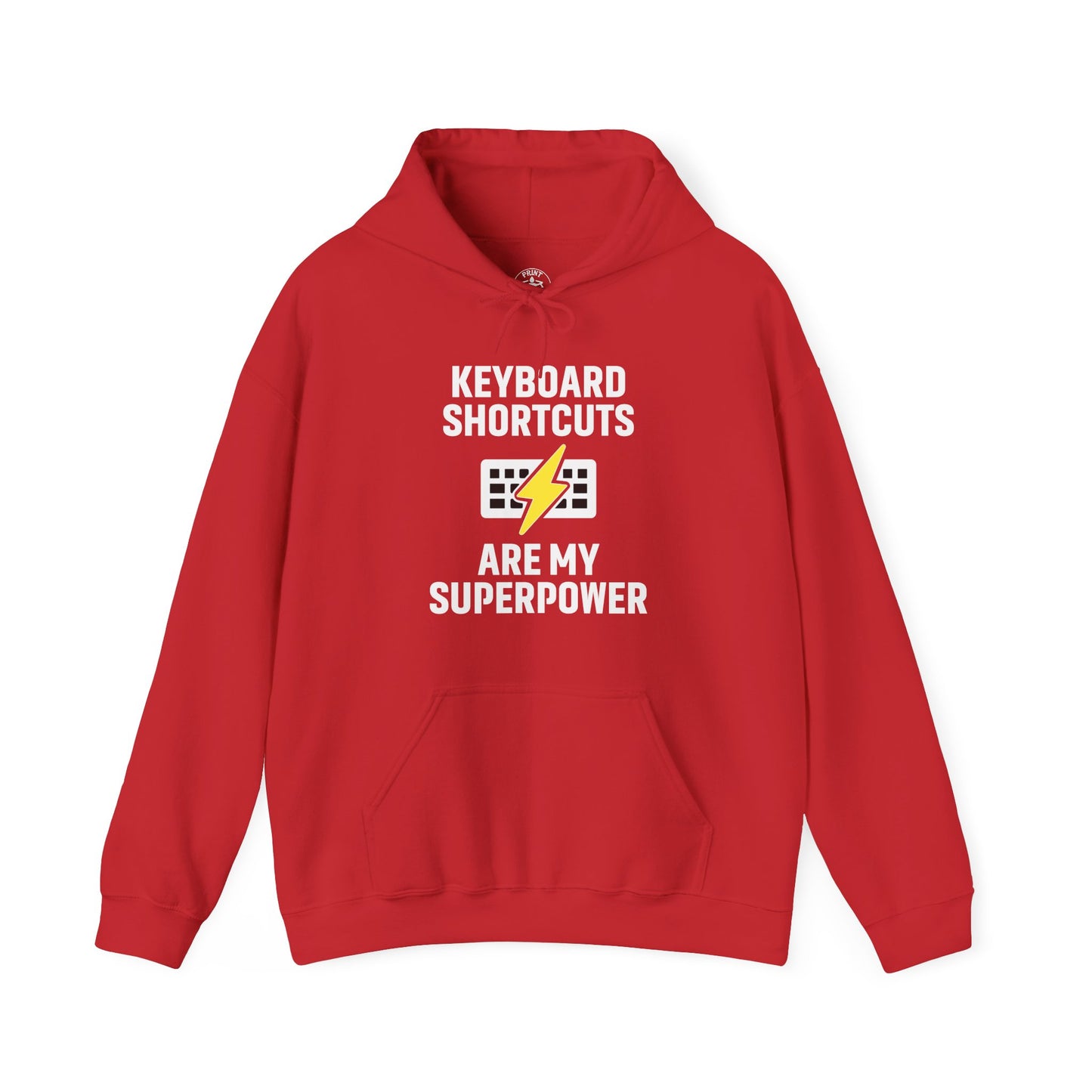 Keyboard Shortcuts Are My Superpower Hoodie | Programmer Gift, Tech Lover Apparel, Office Gift, Geek Fashion