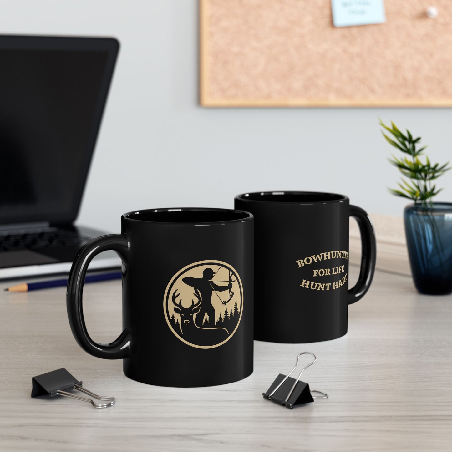 Bowhunter for Life Coffee Mug | Adventure Vibes, Gift for Hunters, Perfect for Outdoorsy Decor
