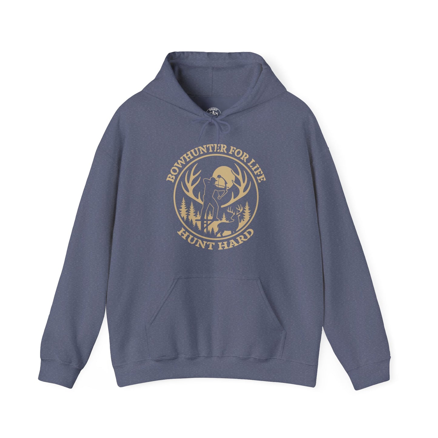 Hunt Hard Hoodie - Adventure Awaits, Perfect for Outdoor Enthusiasts, Gift for Hunters, Fall Fashion, Cozy Sweatshirt