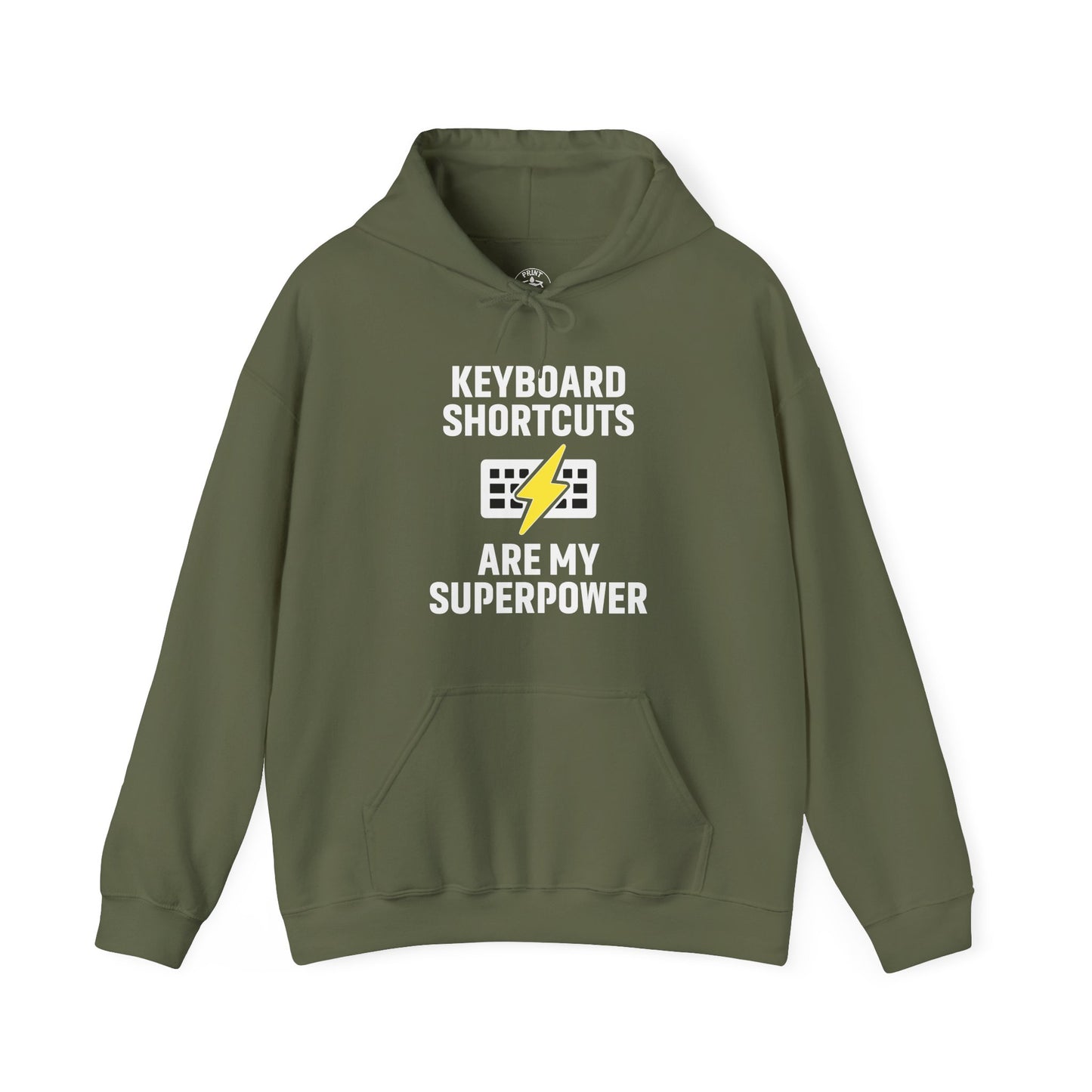 Keyboard Shortcuts Are My Superpower Hoodie | Programmer Gift, Tech Lover Apparel, Office Gift, Geek Fashion