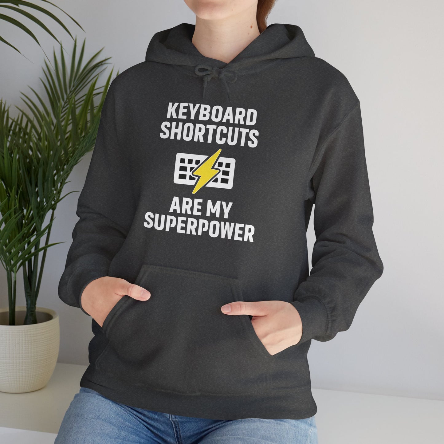 Keyboard Shortcuts Are My Superpower Hoodie | Programmer Gift, Tech Lover Apparel, Office Gift, Geek Fashion