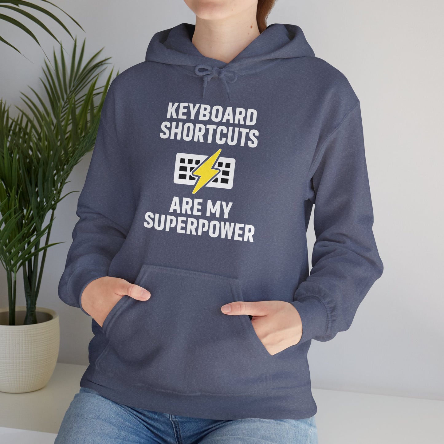 Keyboard Shortcuts Are My Superpower Hoodie | Programmer Gift, Tech Lover Apparel, Office Gift, Geek Fashion