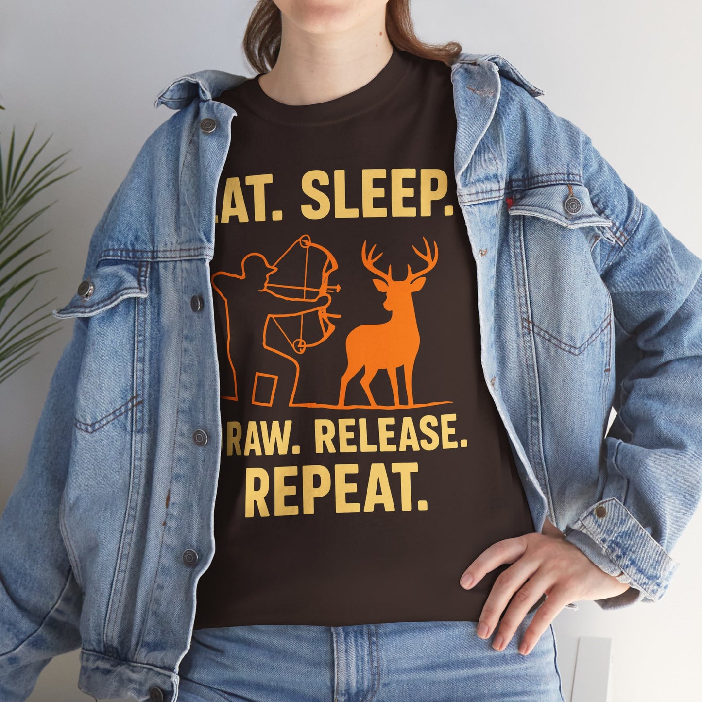 Deer Hunting Unisex Heavy Cotton Tee - Perfect for Outdoor Lovers, Gifts for Adventurers