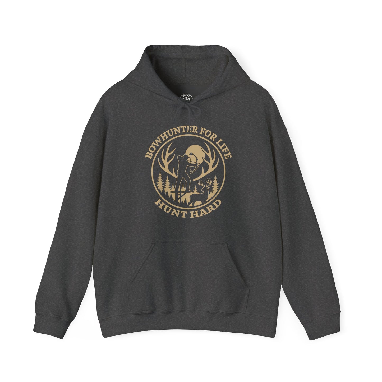 Hunt Hard Hoodie - Adventure Awaits, Perfect for Outdoor Enthusiasts, Gift for Hunters, Fall Fashion, Cozy Sweatshirt