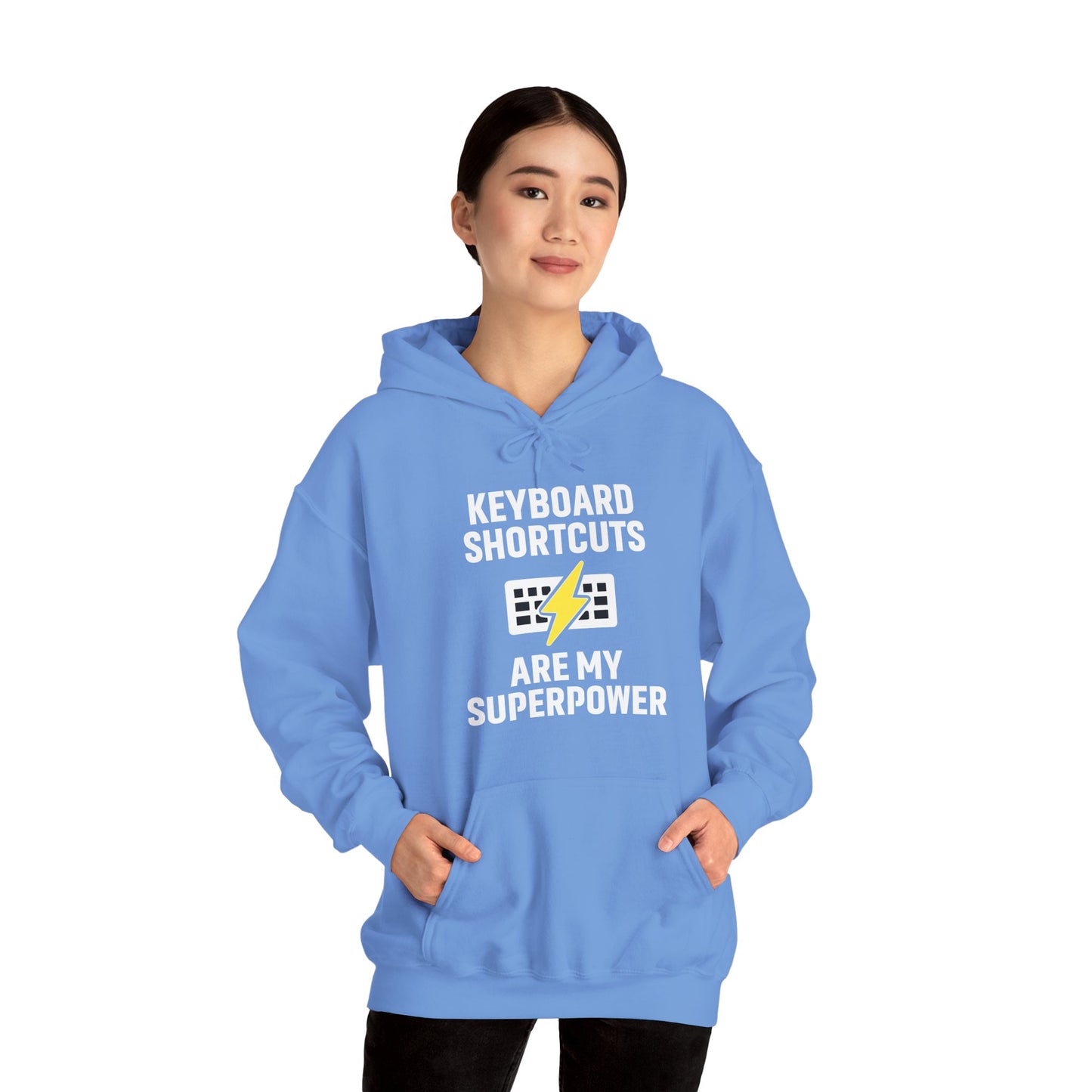 Keyboard Shortcuts Are My Superpower Hoodie | Programmer Gift, Tech Lover Apparel, Office Gift, Geek Fashion