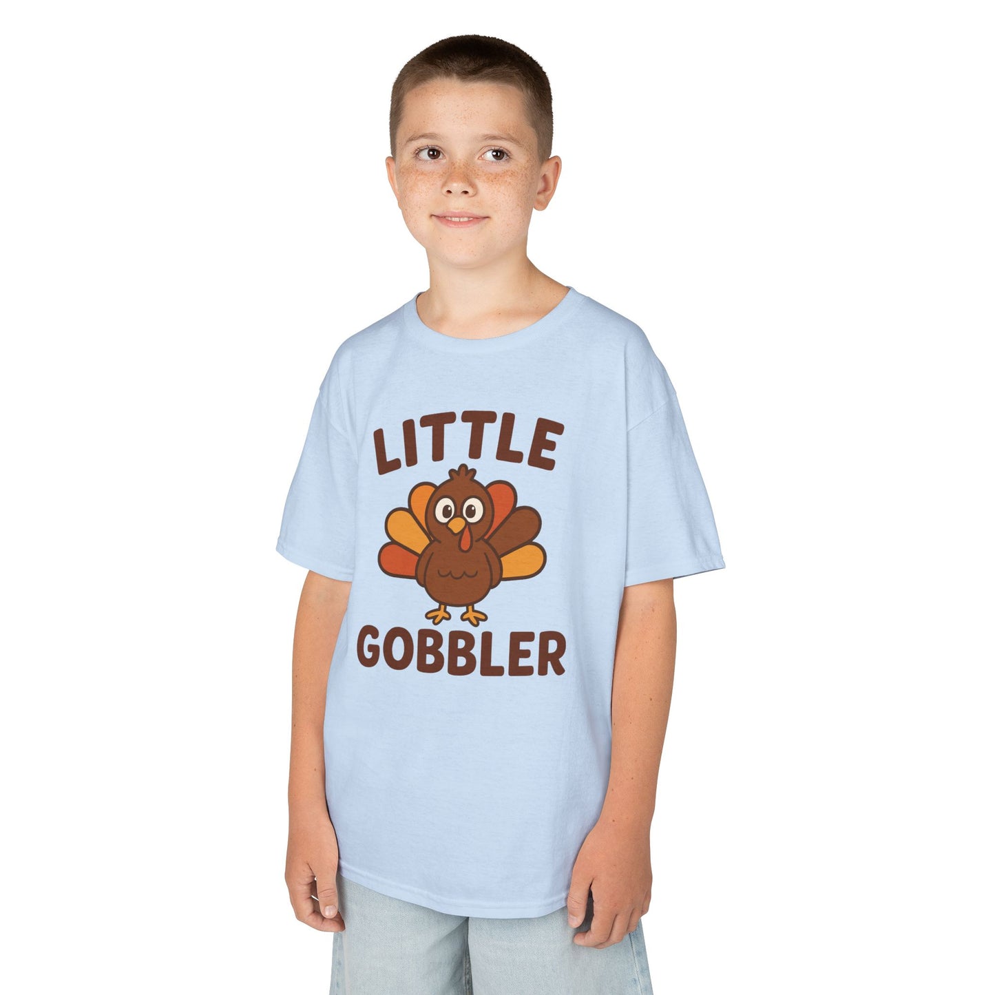 Thanksgiving Kids Tee, Little Gobbler Shirt, Fall Family Fun Tee, Holiday Gift for Kids, Cute Thanksgiving Apparel, Kids Thanksgiving Outfit