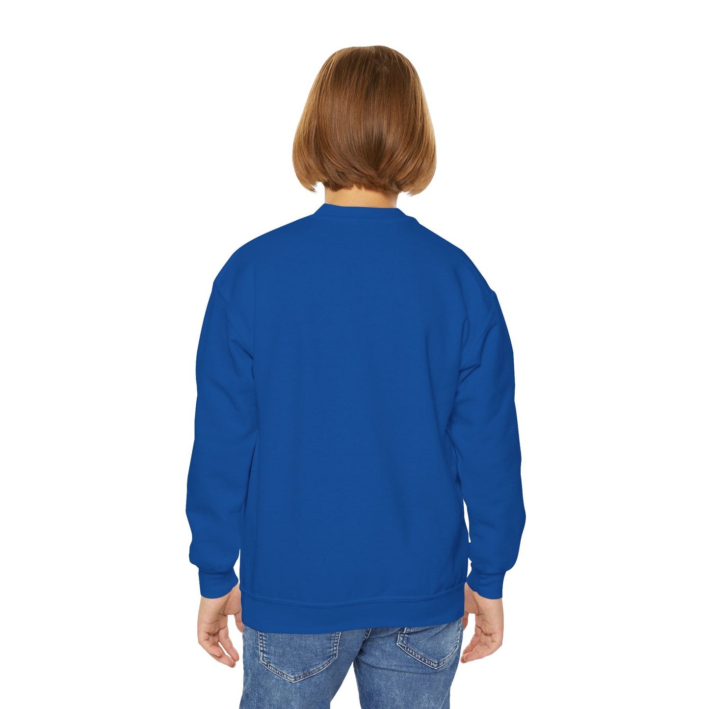 Thankful Grateful Blessed Youth Crewneck Sweatshirt, Fall Sweater, Thanksgiving Gift, Cozy Autumn Apparel, Cute Kids Sweatshirt