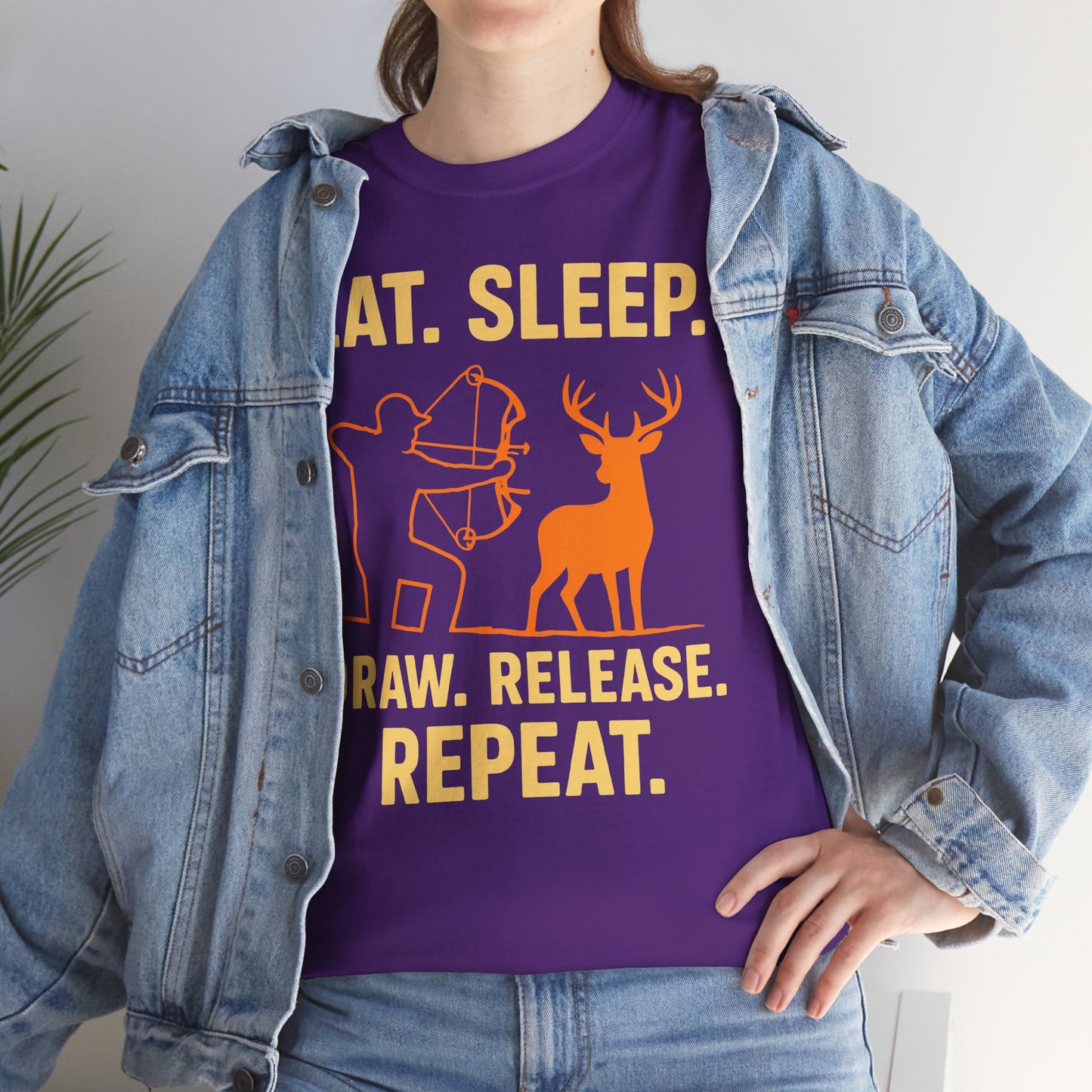Deer Hunting Unisex Heavy Cotton Tee - Perfect for Outdoor Lovers, Gifts for Adventurers