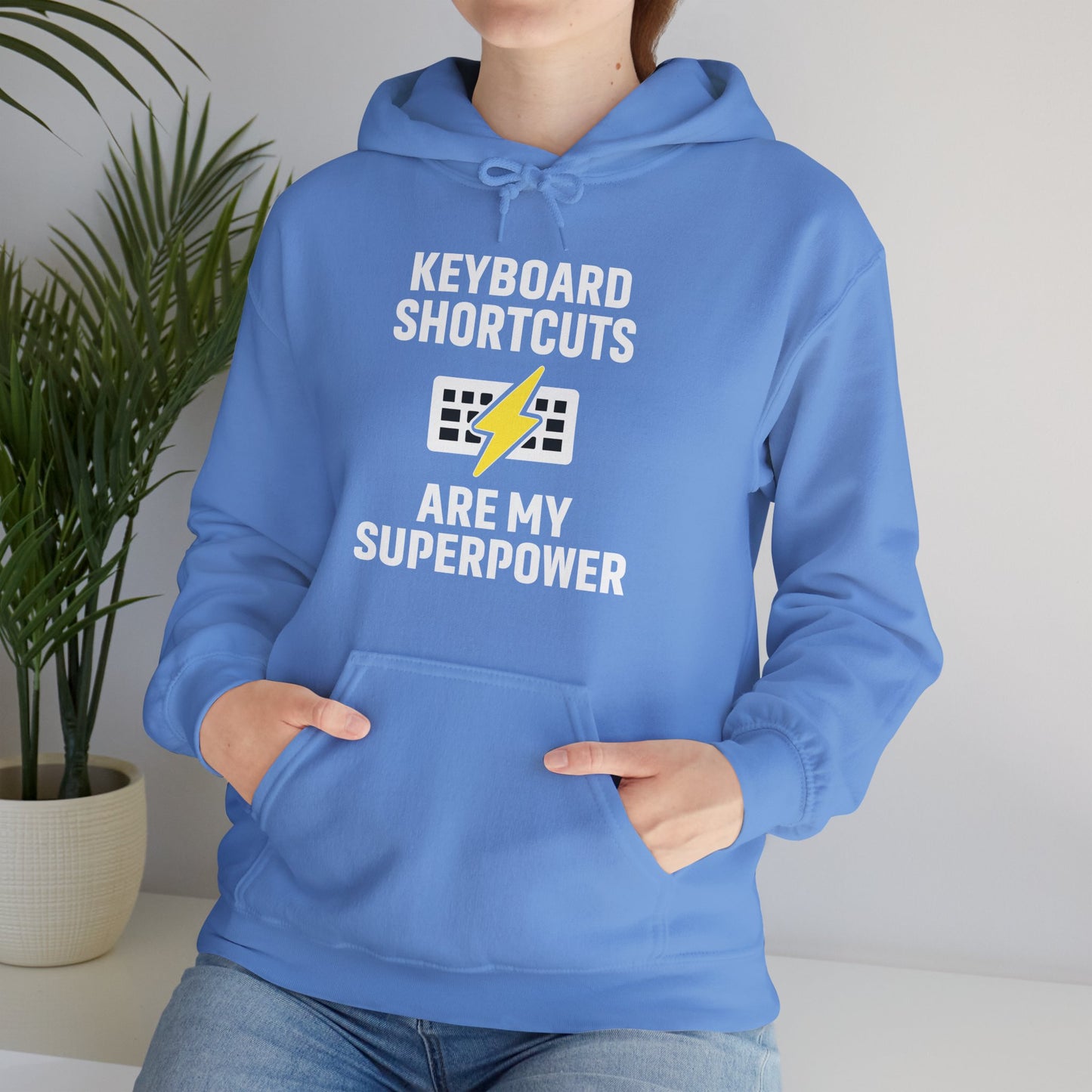 Keyboard Shortcuts Are My Superpower Hoodie | Programmer Gift, Tech Lover Apparel, Office Gift, Geek Fashion