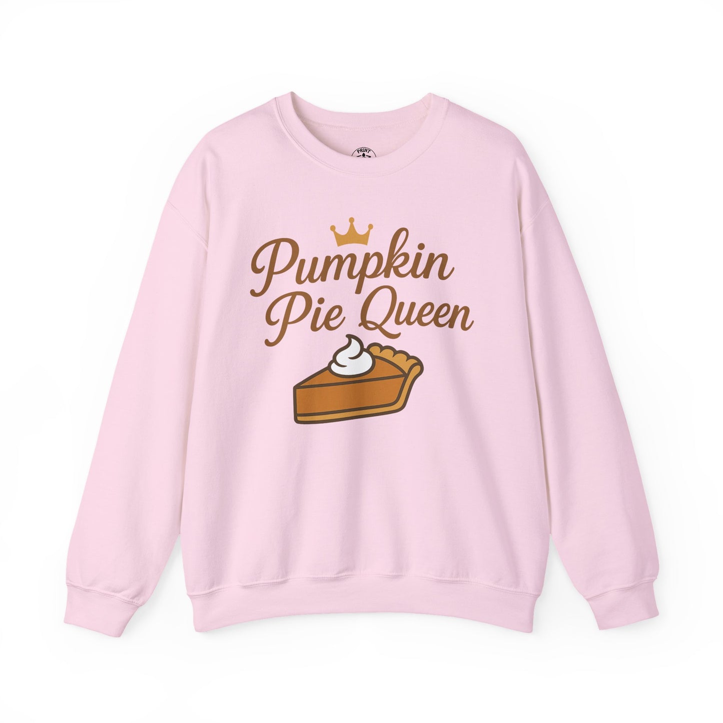 Pumpkin Pie Queen Crewneck Sweatshirt, Cozy Fall Sweatshirt, Thanksgiving Apparel, Funny Sweatshirt for Women, Gift for Baking Lovers