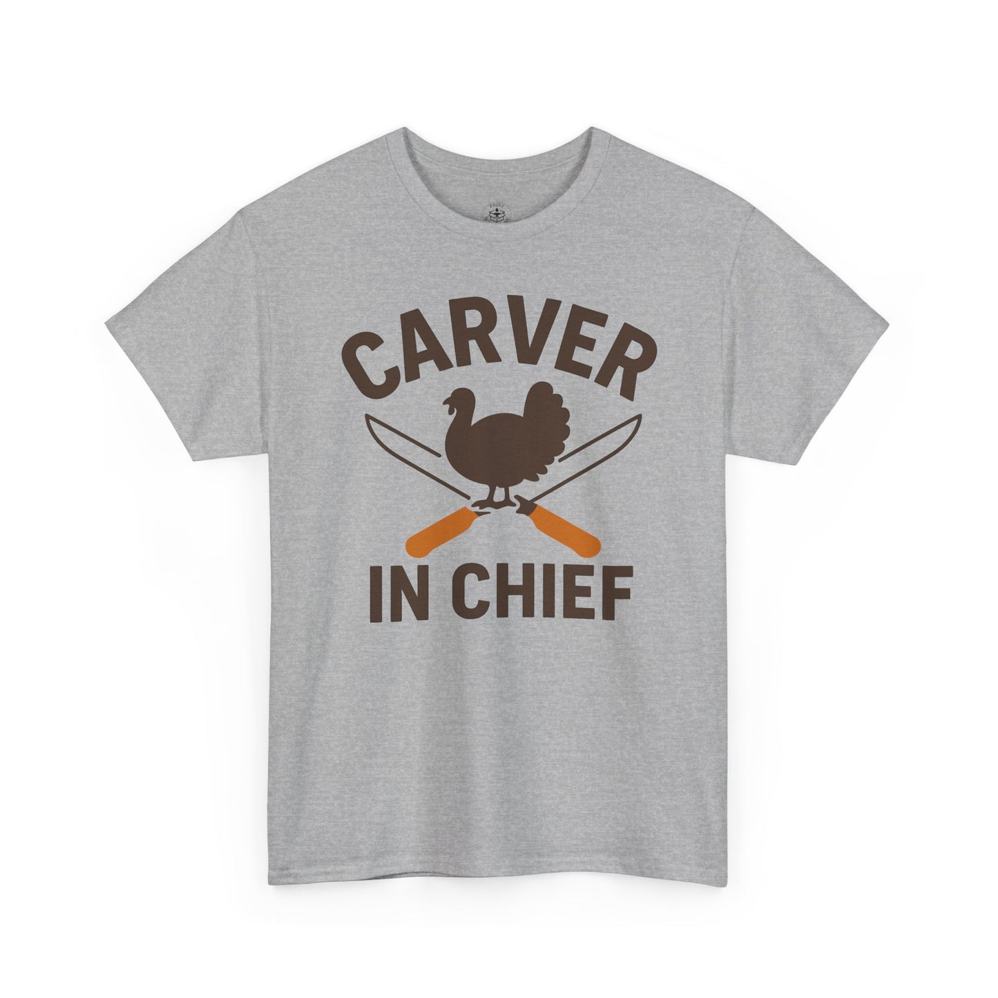 Funny Thanksgiving Tee, Carver in Chief T-Shirt, Unisex Holiday Shirt, Thanksgiving Gift, Family Gathering Apparel, Turkey Day Style