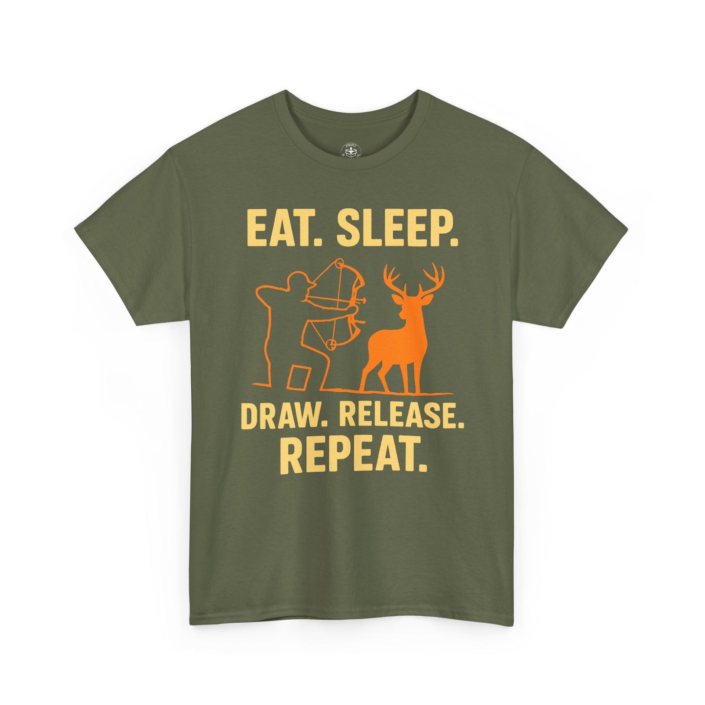 Deer Hunting Unisex Heavy Cotton Tee - Perfect for Outdoor Lovers, Gifts for Adventurers