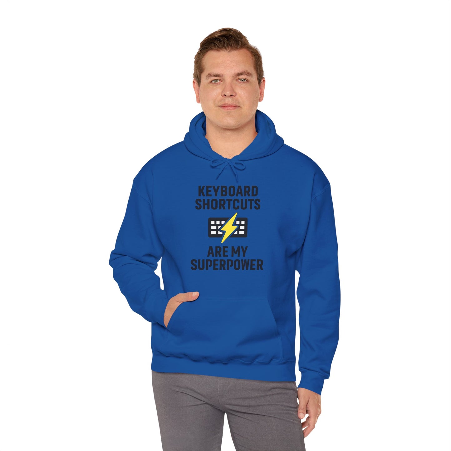 Keyboard Shortcuts Are My Superpower Hoodie - Tech Lovers, Gift for Programmers, Office Gift, Casual Wear