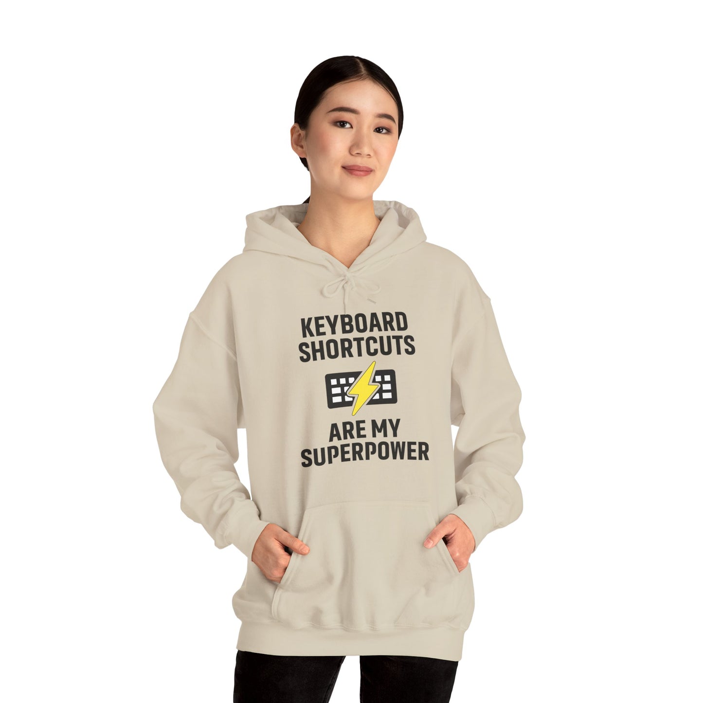 Keyboard Shortcuts Are My Superpower Hoodie - Tech Lovers, Gift for Programmers, Office Gift, Casual Wear
