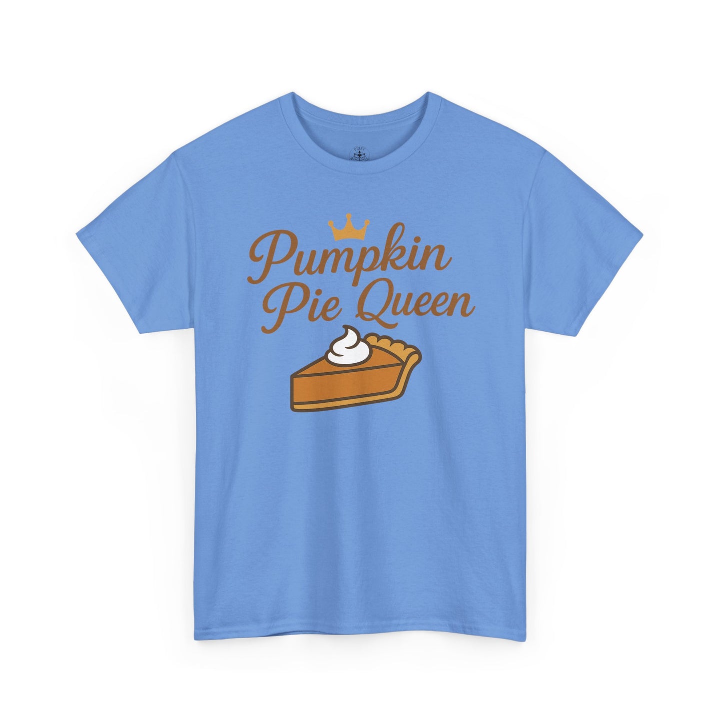 Pumpkin Pie Queen Tee, Funny T-Shirt, Thanksgiving Gift, Fall Apparel, Sweet Treat Lover Shirt, Unisex Cotton Tee