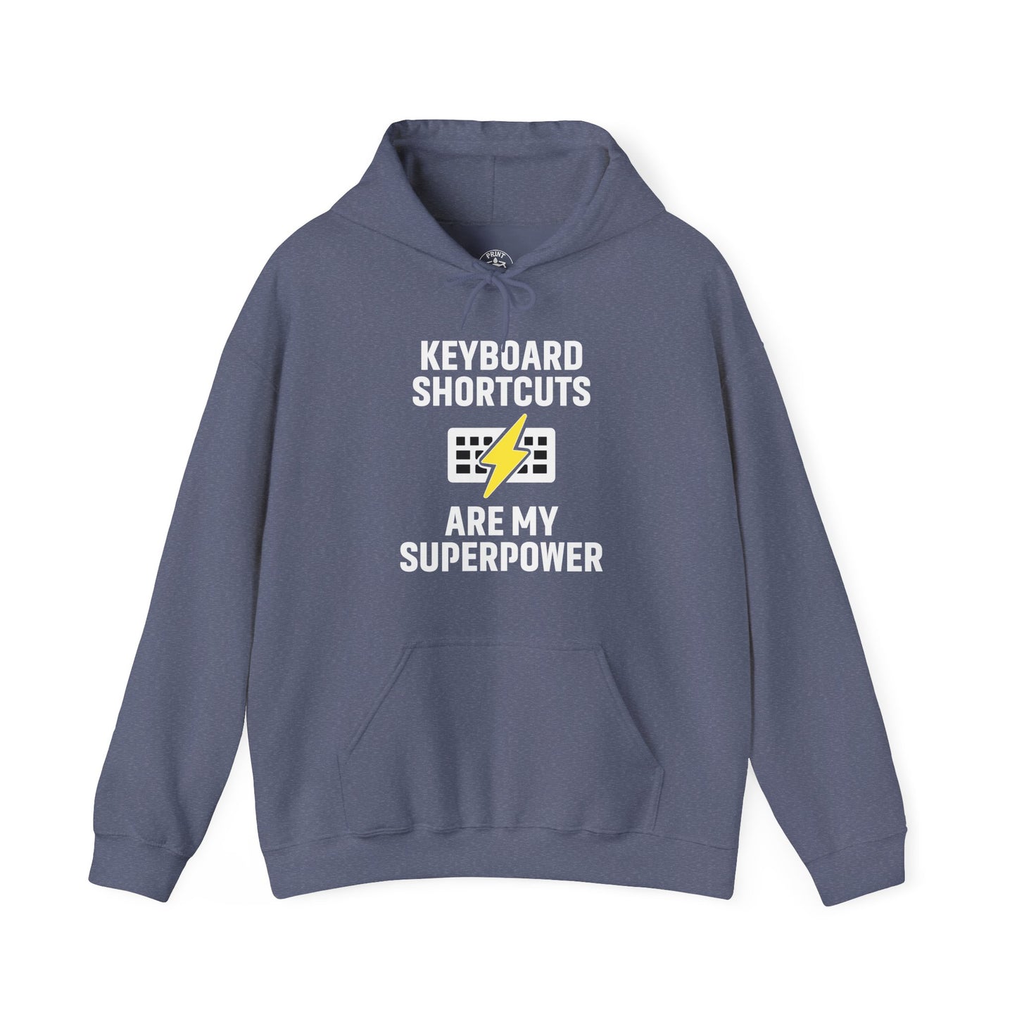 Keyboard Shortcuts Are My Superpower Hoodie | Programmer Gift, Tech Lover Apparel, Office Gift, Geek Fashion