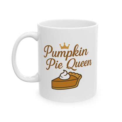 Pumpkin Queen Coffee Mug, Fall Mug, Christmas Gift, Personalized Coffee Cup, Autumn Decor, Harvest Season