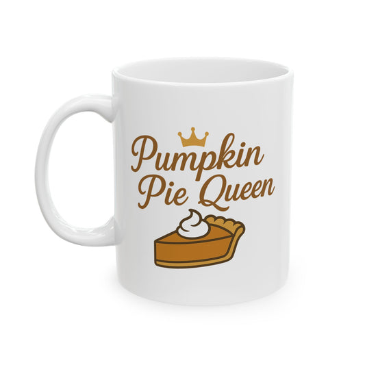 Pumpkin Queen Coffee Mug, Fall Mug, Christmas Gift, Personalized Coffee Cup, Autumn Decor, Harvest Season