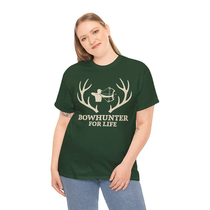 Bowhunter For Life Unisex T-Shirt | Archery Shirt, Outdoor Apparel, Gift for Hunters, Hunting Enthusiasts, Casual Wear