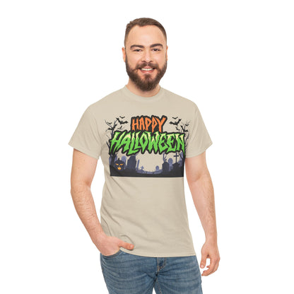 Halloween Graphic Tee, Unisex Heavy Cotton Shirt, Spooky Holiday Apparel, [...]