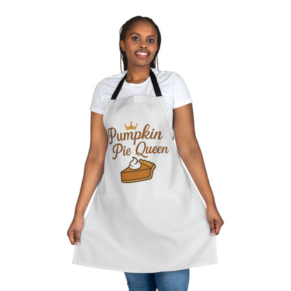 Pumpkin Pie Queen Apron - Perfect for Thanksgiving Bakers, Holiday Cooking, Kitchen Decor, Gift for Her, Fun Cooking Apron