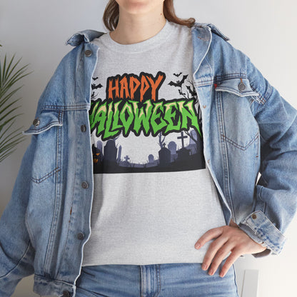 Halloween Graphic Tee, Unisex Heavy Cotton Shirt, Spooky Holiday Apparel, [...]