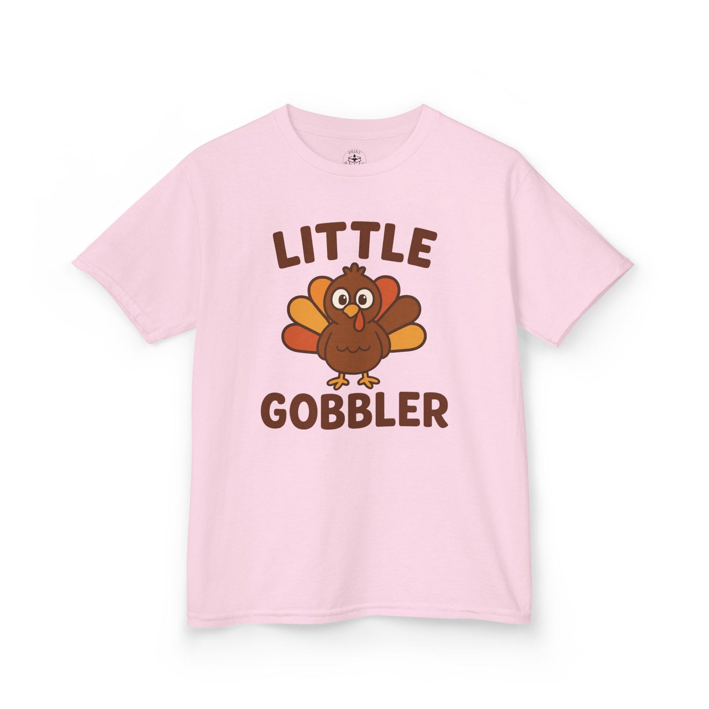 Little Gobbler Youth Unisex T-Shirt | Thanksgiving Kids Tee, Fall Family Fun Tee, Holiday Gift for Kids, Cute Thanksgiving Apparel