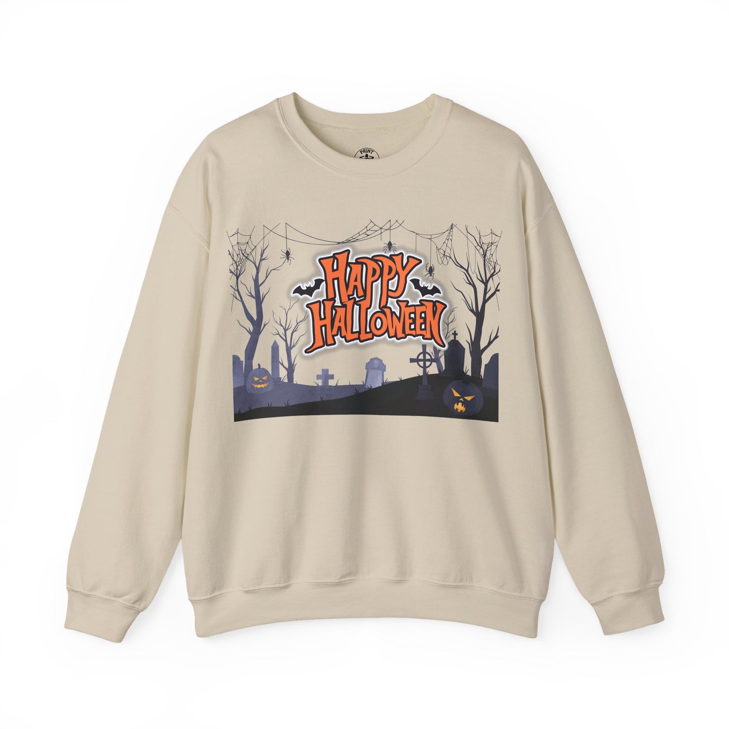 Halloween Crewneck Sweatshirt, Unisex Cozy Sweater, Fall Apparel, Spooky Season Outfit, Gift for Halloween Lovers